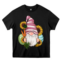 Black easter gnomes egg carrot sunflowers Heavy Core Tee - RanaPortraitStore