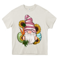 Easter Gnomes Egg Carrot Sunflowers Heavy Core Tee | Teevron