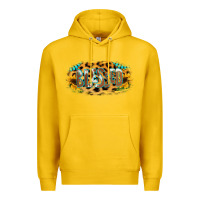 Lemon Blessed Sunflower Gemstone Premium Hoodie - RanaPortraitStore