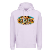 Lilac Blessed Sunflower Gemstone Premium Hoodie - RanaPortraitStore