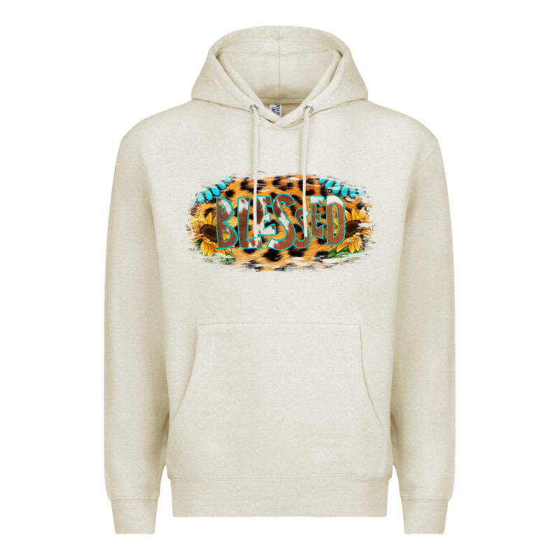 Blessed Sunflower Gemstone Premium Hoodie by RanaPortraitStore | Teevron