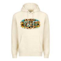 Sandshell Blessed Sunflower Gemstone Premium Hoodie - RanaPortraitStore