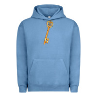 Pigment Pebble Blue love key Urban Hoodie - AdoDesignShop