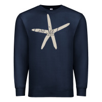 Navy CABO SAN LUCAS Mexico Souvenir Travel Gift Starfish Premium Sweatshirt - trangStudio