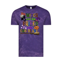 Cloud Purple this witch can be bribed with chocolate Vintage Tee - CowGirlArtShop