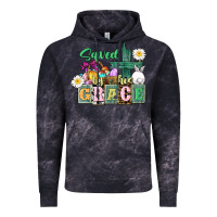 Cloud Black Saved by his grace Easter Vintage Hoodie - CowGirlArtShop
