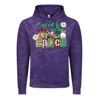 Saved By His Grace Easter Vintage Hoodie | Teevron