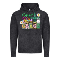Vintage Black Saved by his grace Easter Vintage Hoodie - CowGirlArtShop