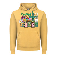 Vintage Mustard Saved by his grace Easter Vintage Hoodie - CowGirlArtShop