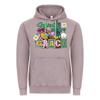 Vintage Zinc Saved by his grace Easter Vintage Hoodie - CowGirlArtShop