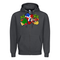 Smoke dominican republic hearts Zipper Hoodie - Artiststas