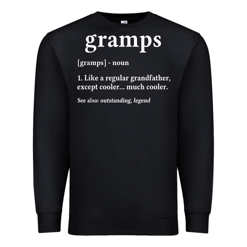Grandpa Gift For Gramps, Fathers Day Birthday Gift Idea Premium Sweatshirt by trangStudio | Teevron