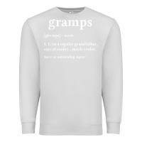 Dove Grey Grandpa Gift for Gramps, Fathers Day Birthday Gift Idea Premium Sweatshirt - trangStudio