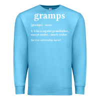 Ocean Blue Grandpa Gift for Gramps, Fathers Day Birthday Gift Idea Premium Sweatshirt - trangStudio