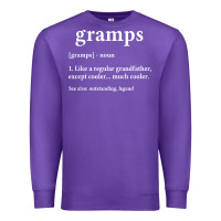 Purple Grandpa Gift for Gramps, Fathers Day Birthday Gift Idea Premium Sweatshirt - trangStudio