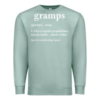 Seafoam Grandpa Gift for Gramps, Fathers Day Birthday Gift Idea Premium Sweatshirt - trangStudio