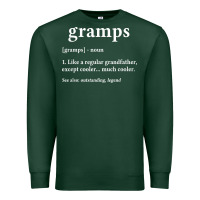 Sports Green Grandpa Gift for Gramps, Fathers Day Birthday Gift Idea Premium Sweatshirt - trangStudio