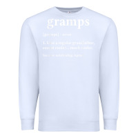 White Grandpa Gift for Gramps, Fathers Day Birthday Gift Idea Premium Sweatshirt - trangStudio