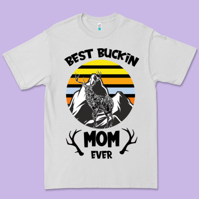 Best Buckin Mom Ever Premium Tee Designed By Bettercallsaul