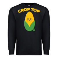 Black corn t  shirt c r o p t o p t  shirt Premium Sweatshirt - trangStudio