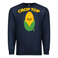 Navy corn t  shirt c r o p t o p t  shirt Premium Sweatshirt - trangStudio