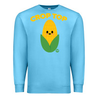 Ocean Blue corn t  shirt c r o p t o p t  shirt Premium Sweatshirt - trangStudio