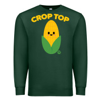 Sports Green corn t  shirt c r o p t o p t  shirt Premium Sweatshirt - trangStudio