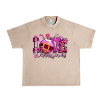 French Oak love christmas pink Urban Heavy Tee - CowGirlArtShop