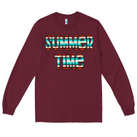 Summer Time Serape Doodle Long Sleeve Tee | Teevron