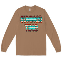 Toasted Coconut summer time serape doodle Long Sleeve Tee - CowCowDesign