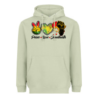 Matcha peace love juneteenth Heavyweight Hoodie - BarkalooDesign
