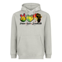 Moon Dust peace love juneteenth Heavyweight Hoodie - BarkalooDesign