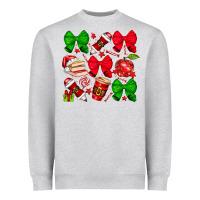 Heather Grey Christmas teacher Heavyweight Sweatshirt - CowhideDigitalArt