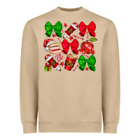 Mushroom Christmas teacher Heavyweight Sweatshirt - CowhideDigitalArt