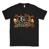 Black Cozy season Fall Classic Tee - NancyCooperArtShop
