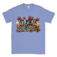 Colony Blue Cozy season Fall Classic Tee - NancyCooperArtShop