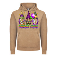 Vintage Coffee mardi gras with gnomies Vintage Hoodie - HowdyJamesFarm