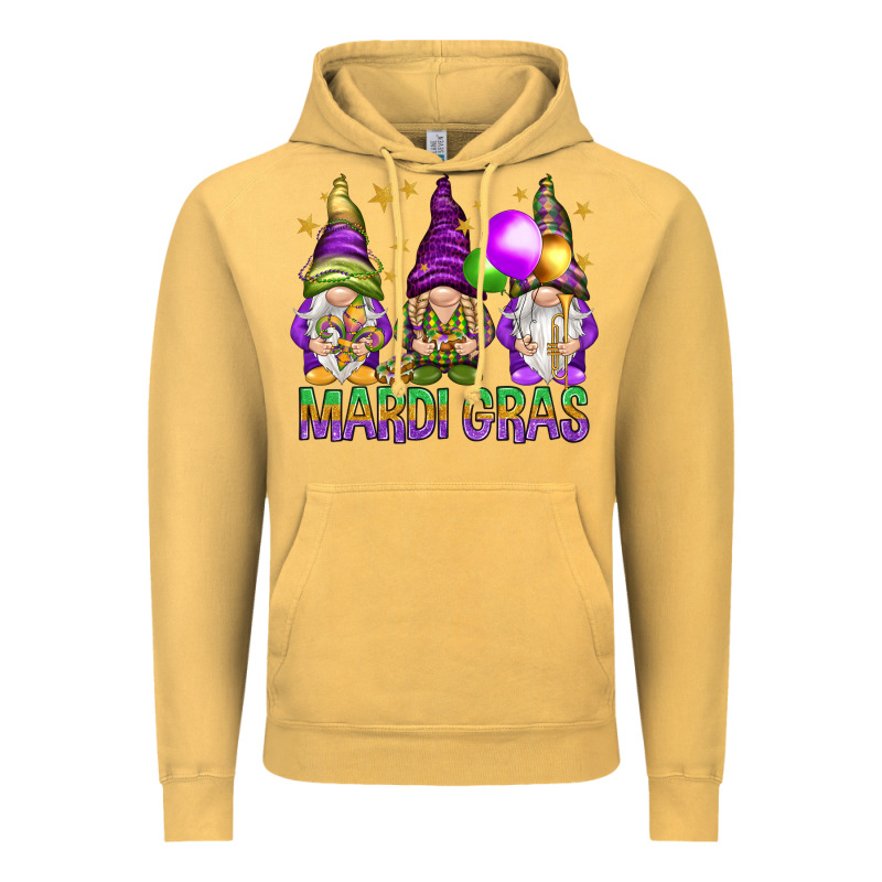 Mardi Gras With Gnomies Vintage Hoodie by HowdyJamesFarm | Teevron
