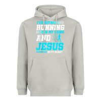 Moon Dust Christian Runner Half Marathon Running Race Jesus Gift Heavyweight Hoodie - trangStudio