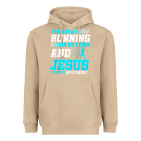 Mushroom Christian Runner Half Marathon Running Race Jesus Gift Heavyweight Hoodie - trangStudio