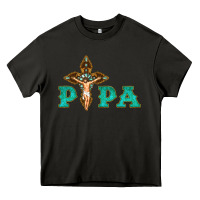 Asphalt Papa Jesus with Cross Heavy Core Tee - Bettercallsaul