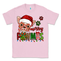 Bubblegum Pink merry pawmas christmas chihuahua Classic Tee - Jasminsmagicworld