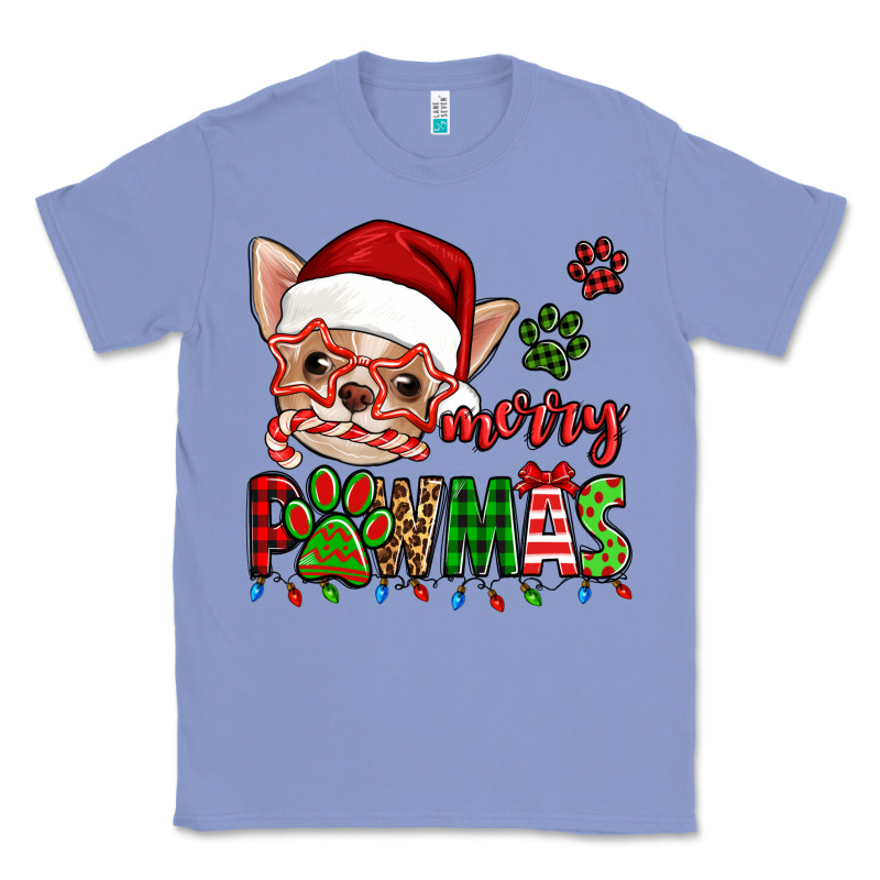 Merry Pawmas Christmas Chihuahua Classic Tee by Jasminsmagicworld | Teevron