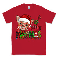Red merry pawmas christmas chihuahua Classic Tee - Jasminsmagicworld