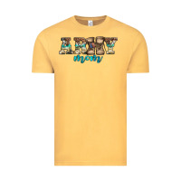 Vintage Mustard western camo pattern army mom Vintage Tee - Jasminsmagicworld