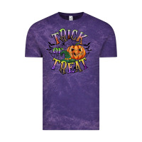Cloud Purple trick or treat Vintage Tee - CowGirlArtShop
