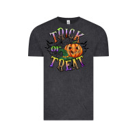 Vintage Black trick or treat Vintage Tee - CowGirlArtShop
