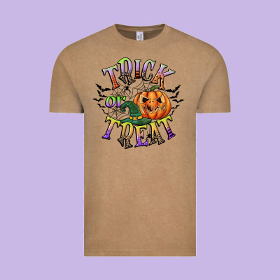 Trick Or Treat Vintage Tee Designed By Cowgirlartshop