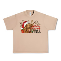 Burro merry christmas yall Urban Heavy Tee - CowGirlArtShop