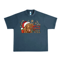 Midnight Navy merry christmas yall Urban Heavy Tee - CowGirlArtShop